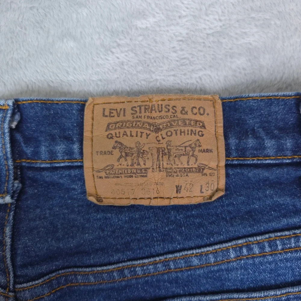 80s Vintage Levis 517 Jeans Bootcut Mens 42x30 (39x30)‎ Made in USA Denim 1986